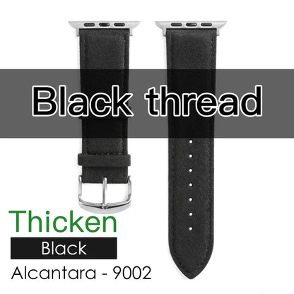 YMW Alcantara Apple Watch Band - Suede Leather Strap
