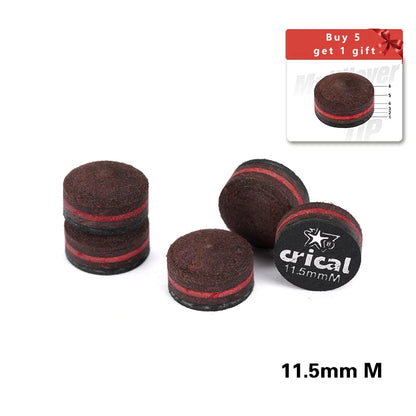 NEW CRICAL Billiard Pool Cue Tips 5pcs Buy 5 Get 6 Carom Cue Tip/Snooker Cue Tip 10mm 10.5mm 11.5mm 13mm Billiard Accessories