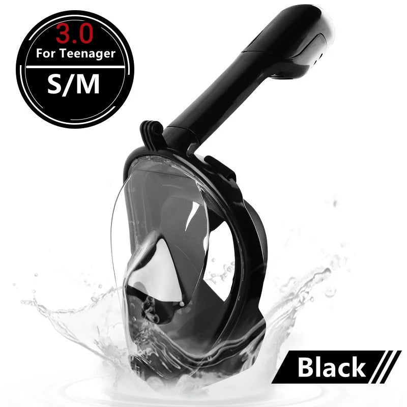 Full Face Diving Snorkel Mask – Anti-Fog Adults & Kids