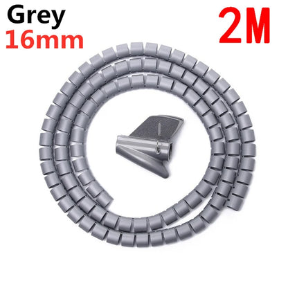 Flexible Spiral Cable Wire Protector 1M/2M - 10/16mm