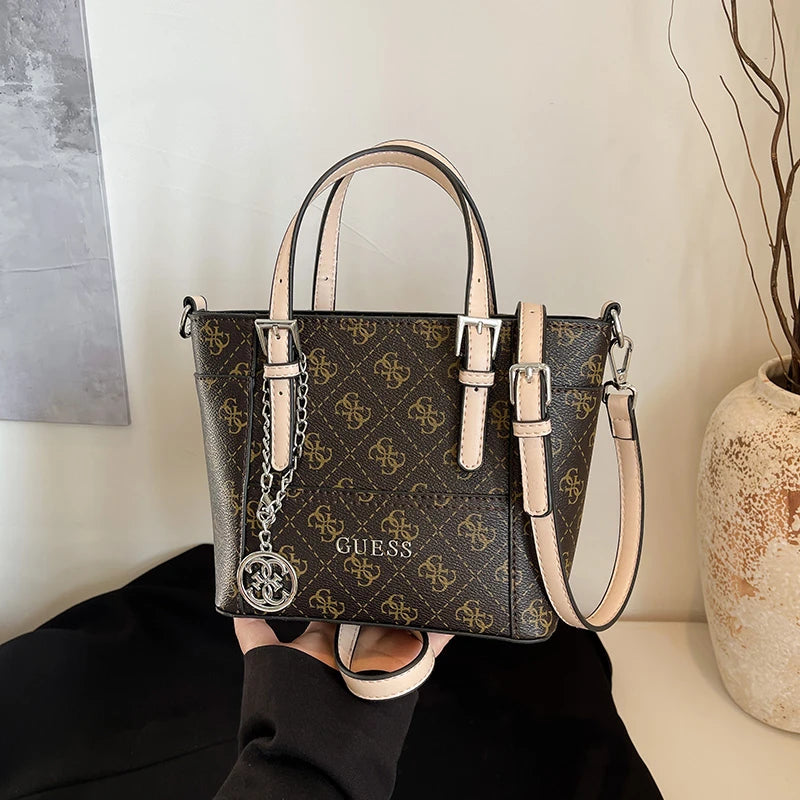 Umhängetasche Damen, Echtleder Crossbody Messenger Bag Elegante Tragetasche Handtasche Frauen