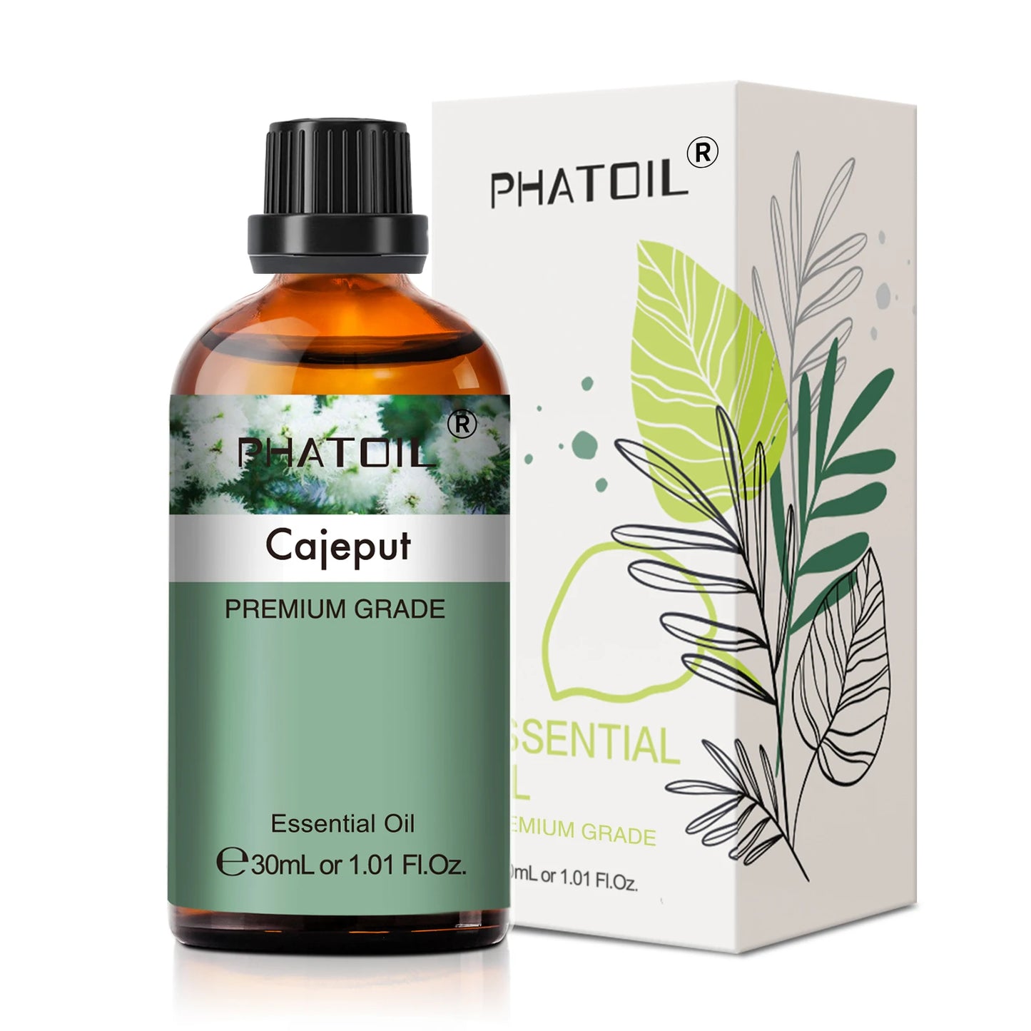 PHATOIL 1 Stk. Ätherisches Aromatherapieöl 30ml Zitrone Eukalyptus Lavendel Bergamotte Jasmin Wacholder Rose Vanille Ätherisches Aromaöl