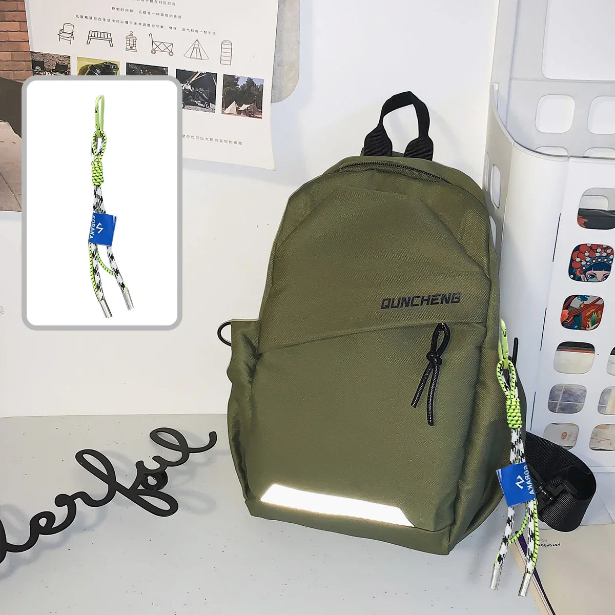 Lightweight Crossbody Chest Bag for Cycling & Outdoor Sports