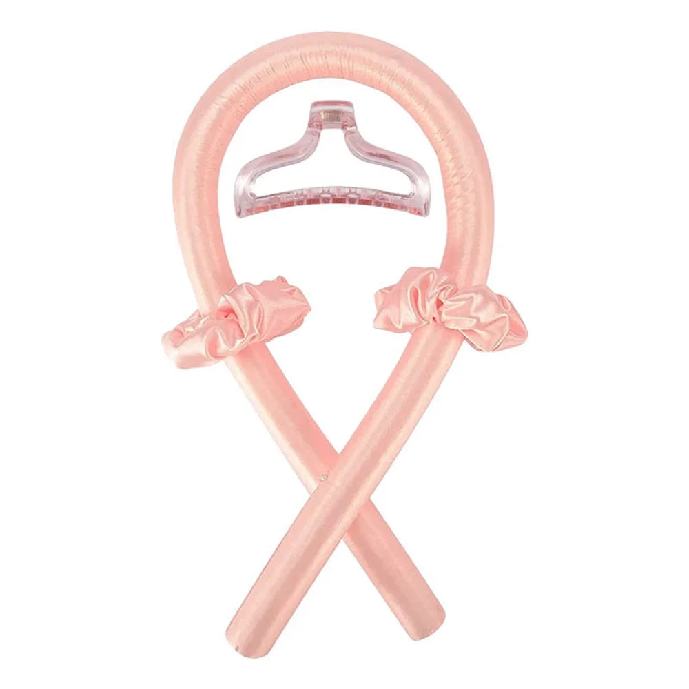 Hitzefreies Lockenstab-Stirnband Ohne Hitze Seidenlockenband Haarwickler Schlafendes Weiches Stirnband Faule Lockenwickler Haarstyling-Tools