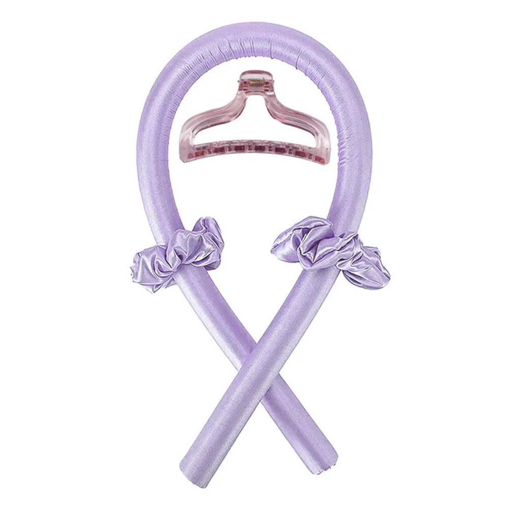 Hitzefreies Lockenstab-Stirnband Ohne Hitze Seidenlockenband Haarwickler Schlafendes Weiches Stirnband Faule Lockenwickler Haarstyling-Tools