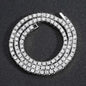 Hip Hop 5MM Tennis Chain Iced Out Bracelet Necklace Men Fashion Silver Color Tennis Jewelry Chains Women 20inch Choker Punk Gift