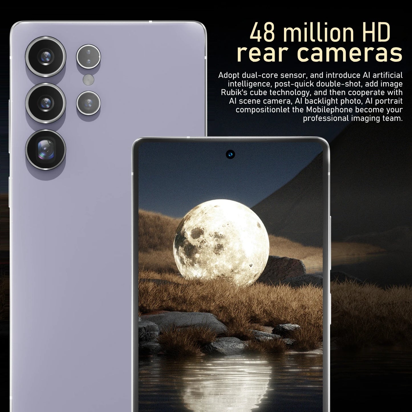 S25 Ultra, Android Smartphone, 6,8 Zoll, 12+512 GB ROM, 4G-Netzwerk, Mobiltelefone, Dual-SIM, 24+48MP Kamera, Handys