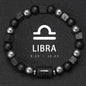 12 Zodiac Bracelets Natural Stone Cancer Virgo Leo Libra Bracelet Couples Friendship Gifts Bracelets Jewelry pulsera hombre