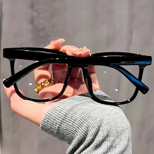 3 Pairs Square Frame Clear Glasses – Campus Fashion Style