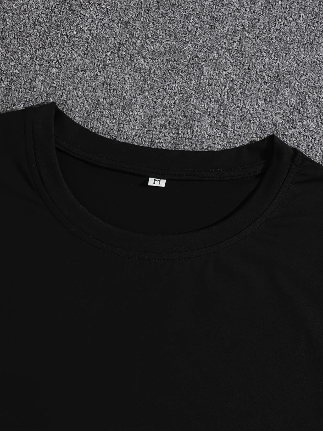 Men's Summer 100% Cotton Fashionable Casual Loose Large Size Unique Portrait Printed Round Neck Short Sleeve T-shirt Top