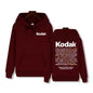 Kodak Print Fashion Men‘s Sportswear Autumn Winter Daily Street Casual Comfortable Loose Sports Hoodie