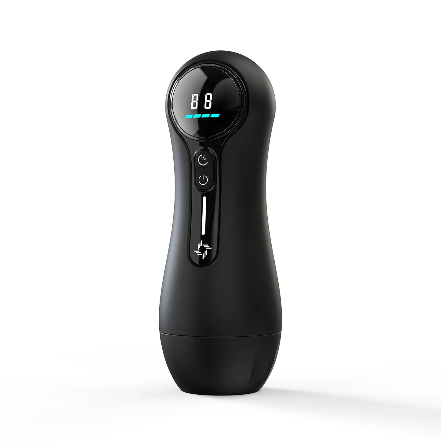 Männlicher Masturbator Penispumpe Sexspielzeug für Erwachsene für 18 Männer mit 4 Saug- und 9 Vibrationsmodi LED-Display Tasche Muschi Realistische Vagina