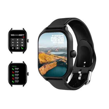 LAXASFIT Neue H9 Promax Smartwatch Zifferblatt zum Annehmen von Anrufen Kalorien-Tracking Herzfrequenz-Oximetrie-Überwachung Bluetooth Smartwatch