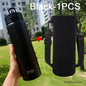 TYESO 600/750ML Thermosflasche mit Strohhalm Edelstahl Auto Thermobecher Sport Wasserflaschen Hält Kalt und Warm Thermobeker