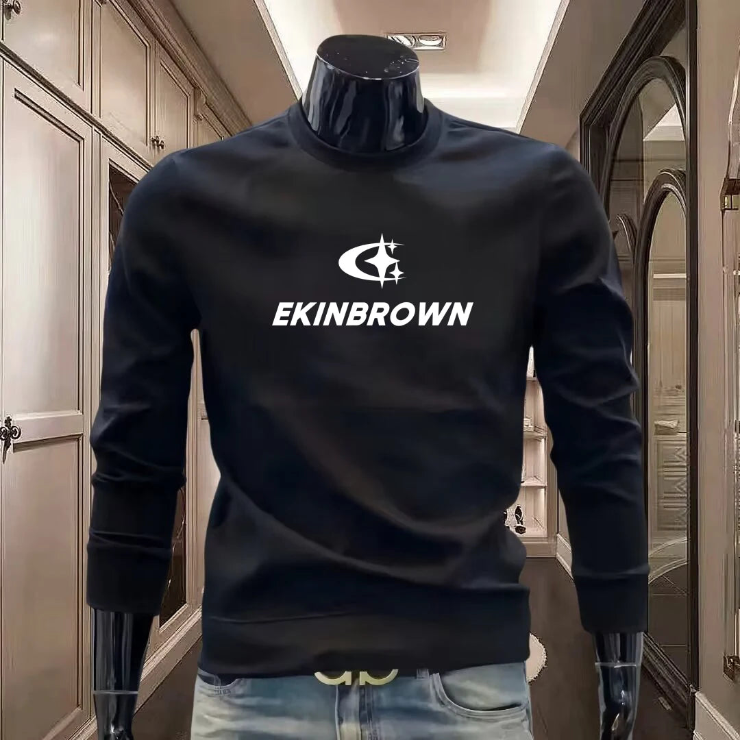 Men's Cotton Long Sleeve Heavy Tshirt Sweater