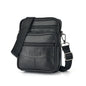 Men's Genuine Leather Crossbody Bag High Quality Zipper Pocket Retro Business Messenger Bag for Men