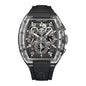 Luxury watch with intricate design on a white background