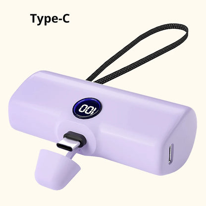 Liboer Schnelllade Powerbank LED-Anzeige Externe Mobile Batterie für iPhone Samsung Xiaomi OPPO Kompakte Powerbank
