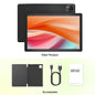 BAKEN 10-Zoll Android 15 Tablet, Quad-Core-Prozessor, 12 GB (3+9 Erweiterung) RAM + 64 GB Speicher, 5G WiFi, 1280*800 Dual-Kameras