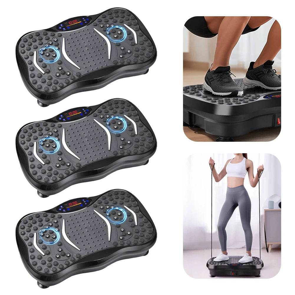 Fett-Schüttelmaschine Bluetooth Vibrationsplatte Trainingsgerät Vibrationsplatte zur Gewichtsabnahme Ganzkörper-Vibrationsmaschine