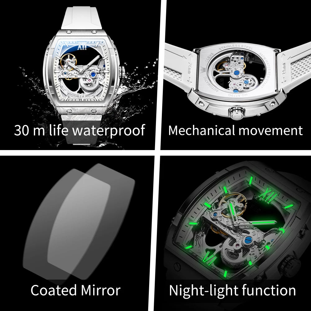 OLEVS Automatic Watch – Luxury Hollow Mechanical Watch