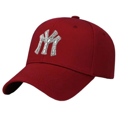 Rhinestone Baseball Cap | Women's Casual Sunshade Hat