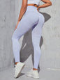 One piece high waisted fitness pants, high elasticity hip lifting exercise tight yoga tight