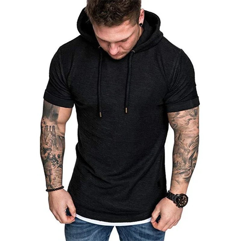 Men's Casual Solid Color Hoodie Sweatshirt — MRMT 2025