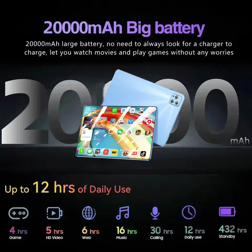 iPad Air Pro 11" Global Android 16 4K 5G Tablet
