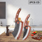 Professional Kitchen Forged Knife BBQ Cooking Chef Knives Wooden Handle Meat Cleaver Fruit Cutter Boning Knife Kitchen Supplies