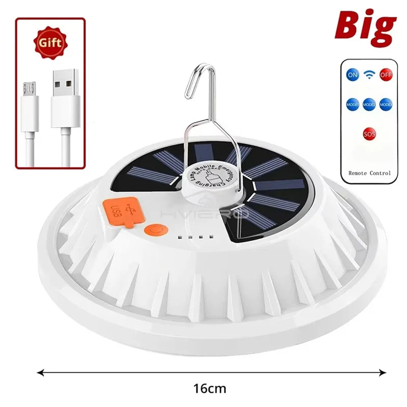 Tragbare Campinglampe Powerbank LED Campinglaternen Handheld Wasserdichte Outdoor Zeltlampe Wiederaufladbarer Flutlichtstrahler