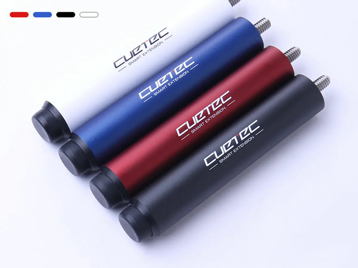 Cuetec Billard-Poolqueue-Verlängerung – Schwarz Blau Weinrot