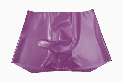 Herren Fetisch Latex Höschen Gummi Boxershorts Peniskondom Unterwäsche Kondom Cock Pouch Shorts Sexy Unterhosen für Herren