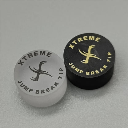 Xtreme Clear & Black BulletProof Break Jump Tips 14mm USA Break Jump Cue tips Super Hard Break & Jump tips Billiard Accessories