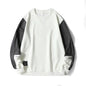 2025 Neues Herren Freizeit Sweatshirt Hoodie Männer Harajuku Streetwear Pullover Männlich Patchwork Locker O-Neck Mode Hip Hop Hoodies