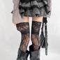 Women's Sexy Lace Floral Fishnet Thigh High Stockings | JK Lolita Over Knee Nylon Mesh Socks