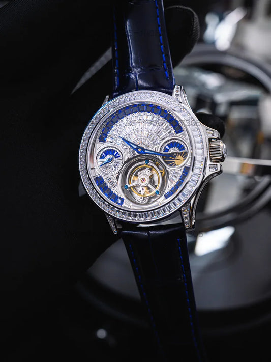 Tourbillon Fully Automatic Mechanical Watch Waterproof Watch