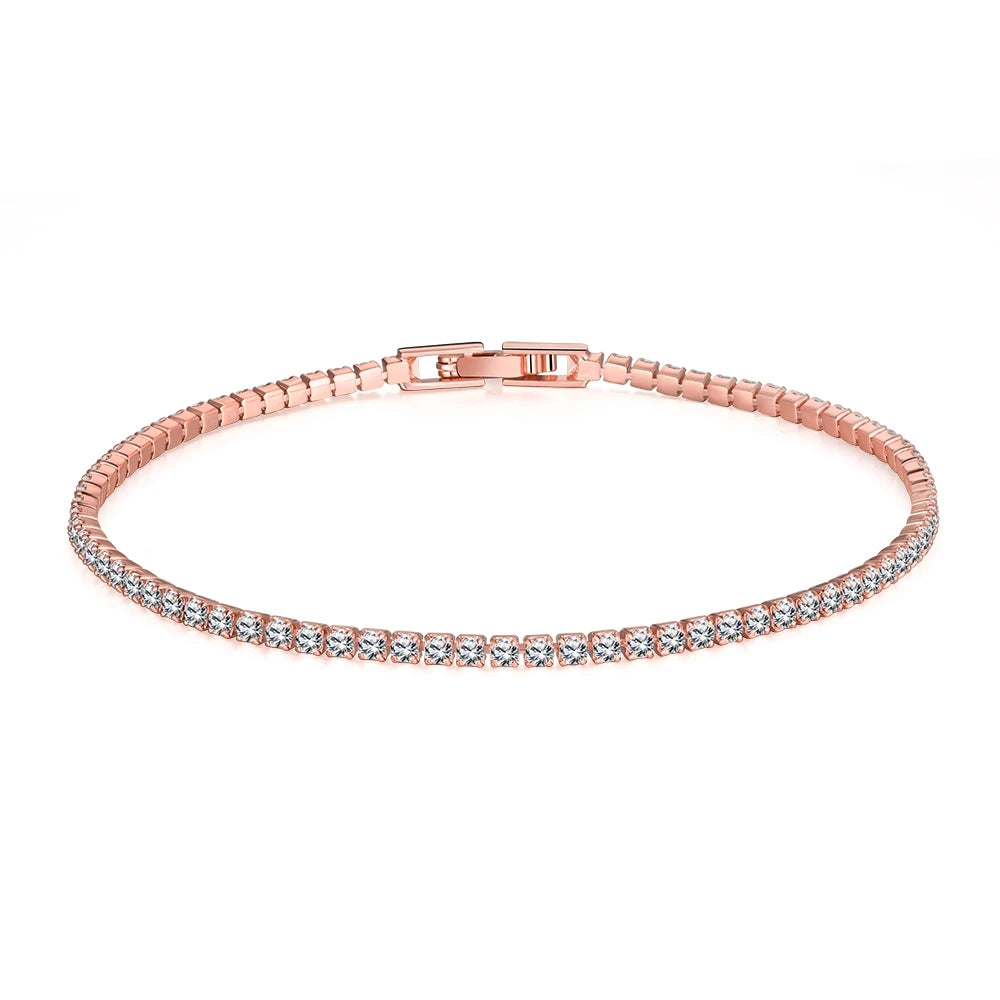 D VVS1 Moissanite Tennis Bracelet Original s925 Sterling Silver 2mm/4mm/5mm Full Diamond Bracelets for Women Man Gift