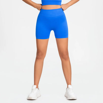 Women's 4.5" Biker Shorts | Scrunch Butt Seamless Yoga Gym Leggings
