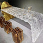 Teglex Epoxy Crystal Coffee Table | Live-Edge Solid Walnut & Rosewood