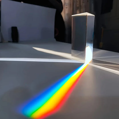 Educational Glass Prism - Spectral Reflection Tool
