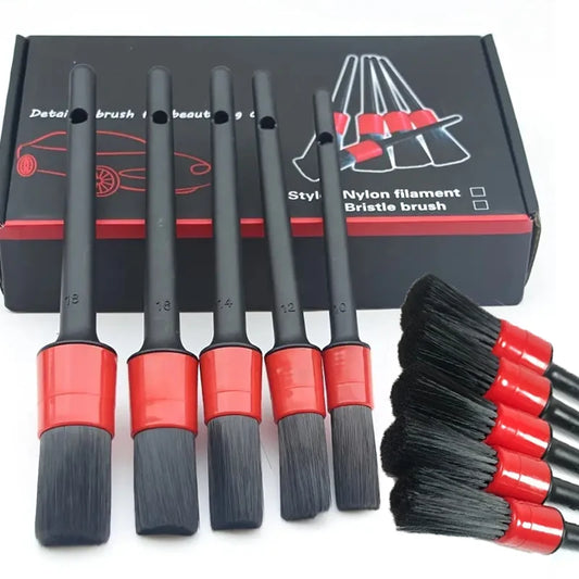 Car Detailing Brush Set - Dashboard & Wheel Brushes