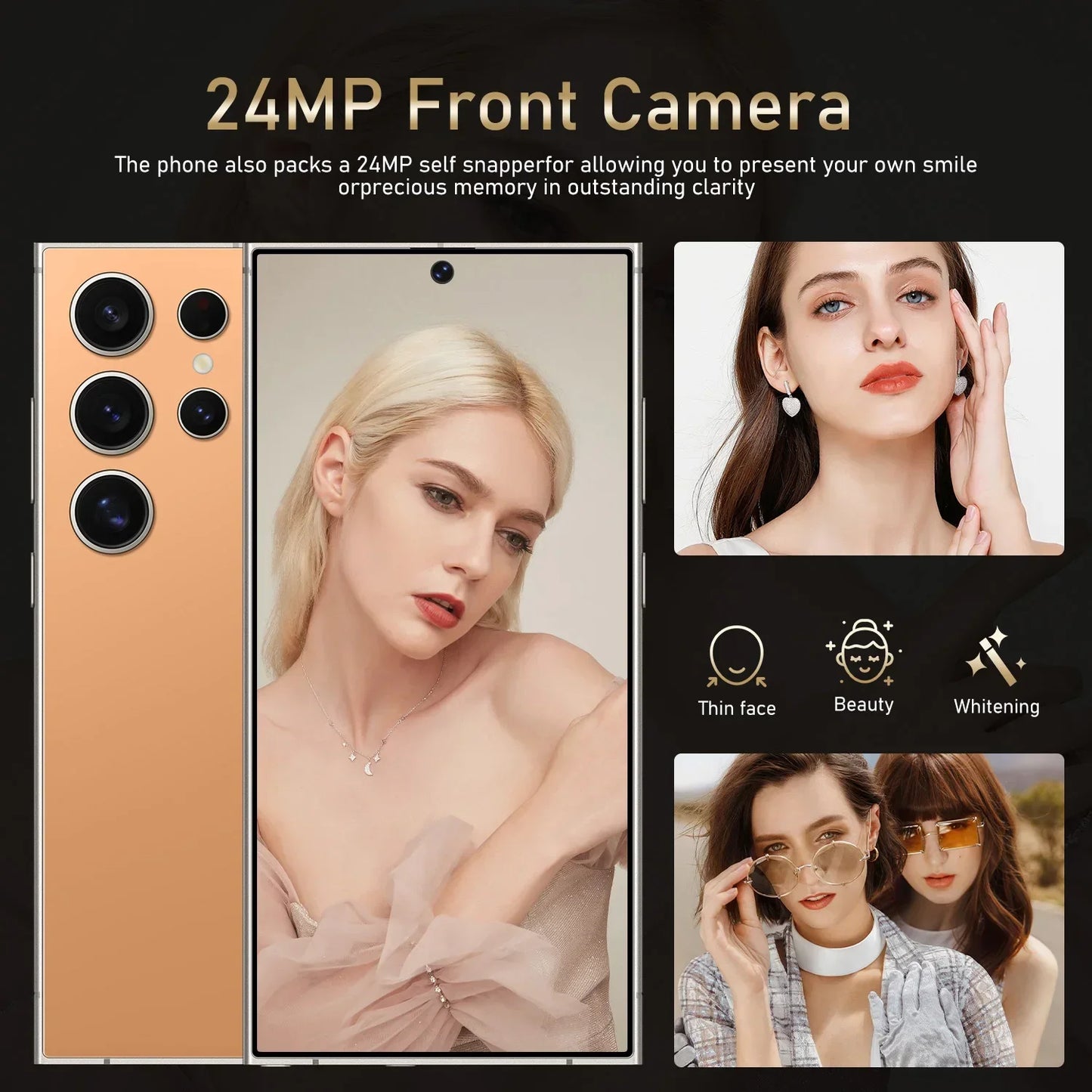 FUFFI S25 Pro Smartphone – 6.8" 12GB RAM Android