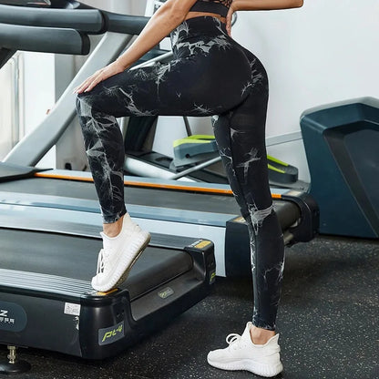 Workout Leggings for Women Jada Leggings Scrunch Butt Lifting Leggings Seamless Screen Print Gym Yoga Pants