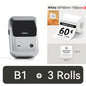 NIIMBOT B1 Portable Thermal Printer With Tapes 2 Inch Adhesive Label Printer Mini Bluetooth Sticker Maker Support Smartphones PC