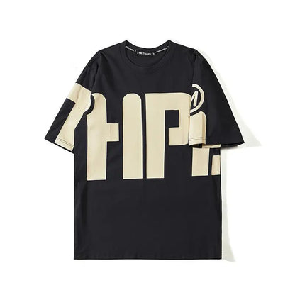 Men's Oversized Alphabet Print T-Shirt | 5XL