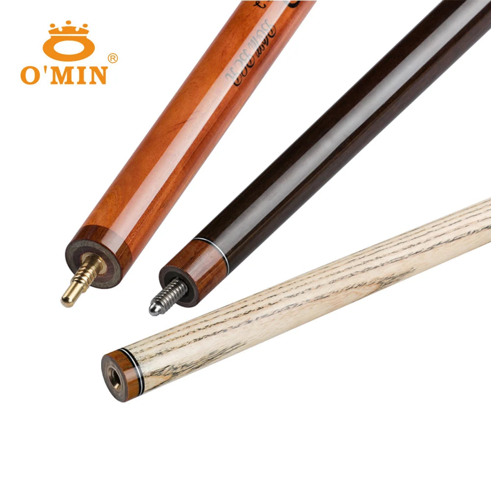 New O'MIN Break Punch Jump Cue Billiard Stick 14 MM Tip 141 CM Length Solid Wood and Leather Handle 2  Billiard Stick China 2019