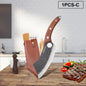 Professional Kitchen Forged Knife BBQ Cooking Chef Knives Wooden Handle Meat Cleaver Fruit Cutter Boning Knife Kitchen Supplies