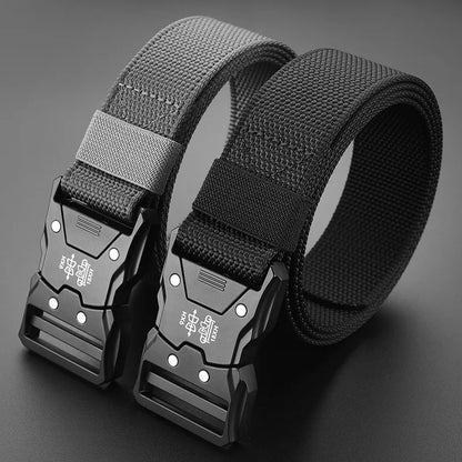 Taktischer Gürtel – Langlebige Automatische Schnalle, Perfekt für Outdoor-Abenteuer, Unisex Accessoires für Herren und Damen