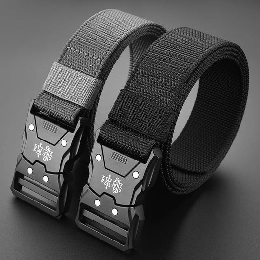 Taktischer Gürtel – Langlebige Automatische Schnalle, Perfekt für Outdoor-Abenteuer, Unisex Accessoires für Herren und Damen